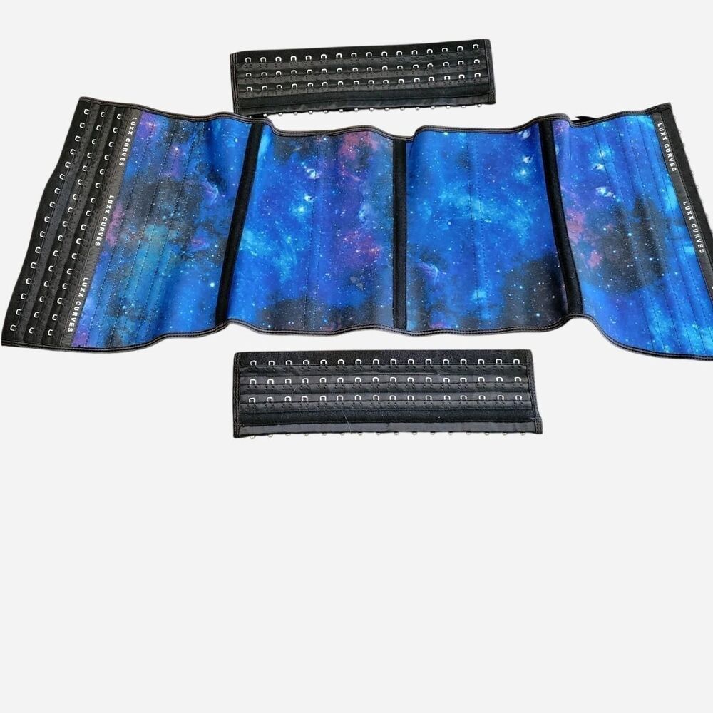 Luxx Curves Women's M Galaxy Corset Waist Trainer Celestial Alt - Picture 4 of 7